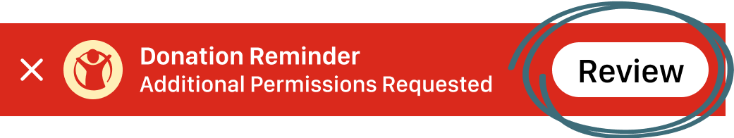 Review button